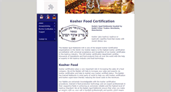 Desktop Screenshot of koshercertification.org.uk